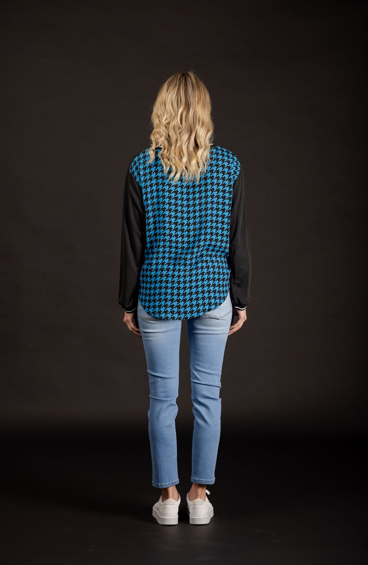 Mi Moso - Charlie Top Houndstooth