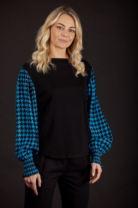 Mi Moso - Abigail Top Houndstooth
