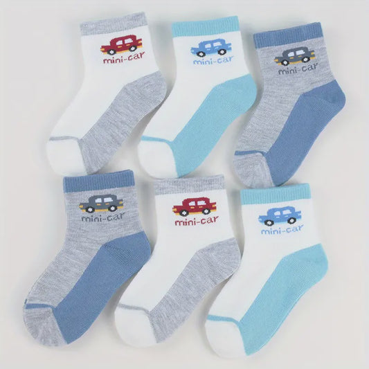 Boys Mini Car Socks