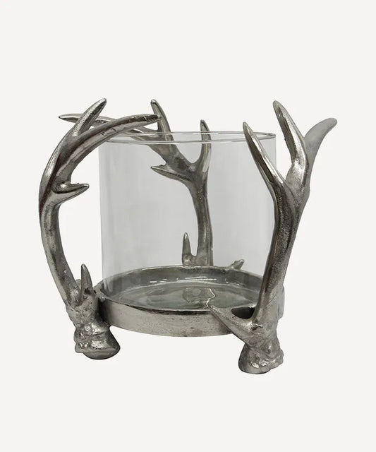 French Country - Antler Hurricane Silver