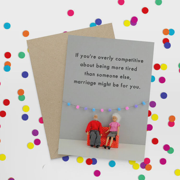 Blue Goose Card - Marriage Card