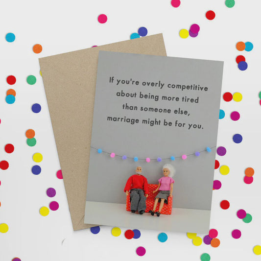 Blue Goose Card - Marriage Card
