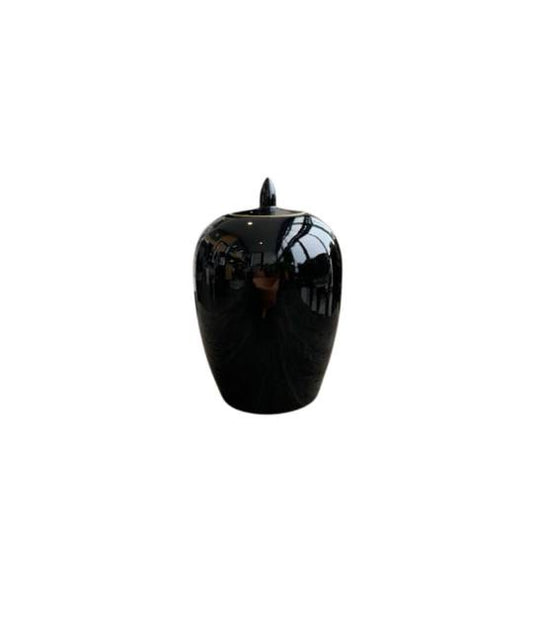 Pot with Lid Black sml