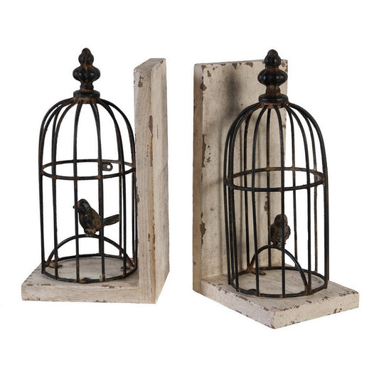 Rembrandt - Bird In Cage Bookends
