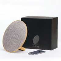 Lounge Disc Bluetooth Speaker -wood grain