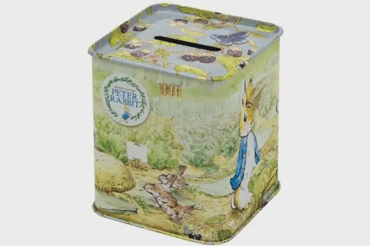 Peter Rabbit- Tin Money Box