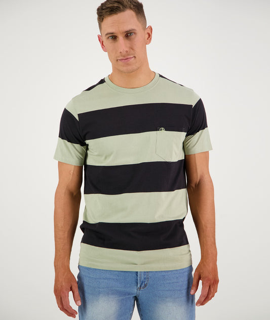 Swanndri - Karapiro Stripe T Shirt